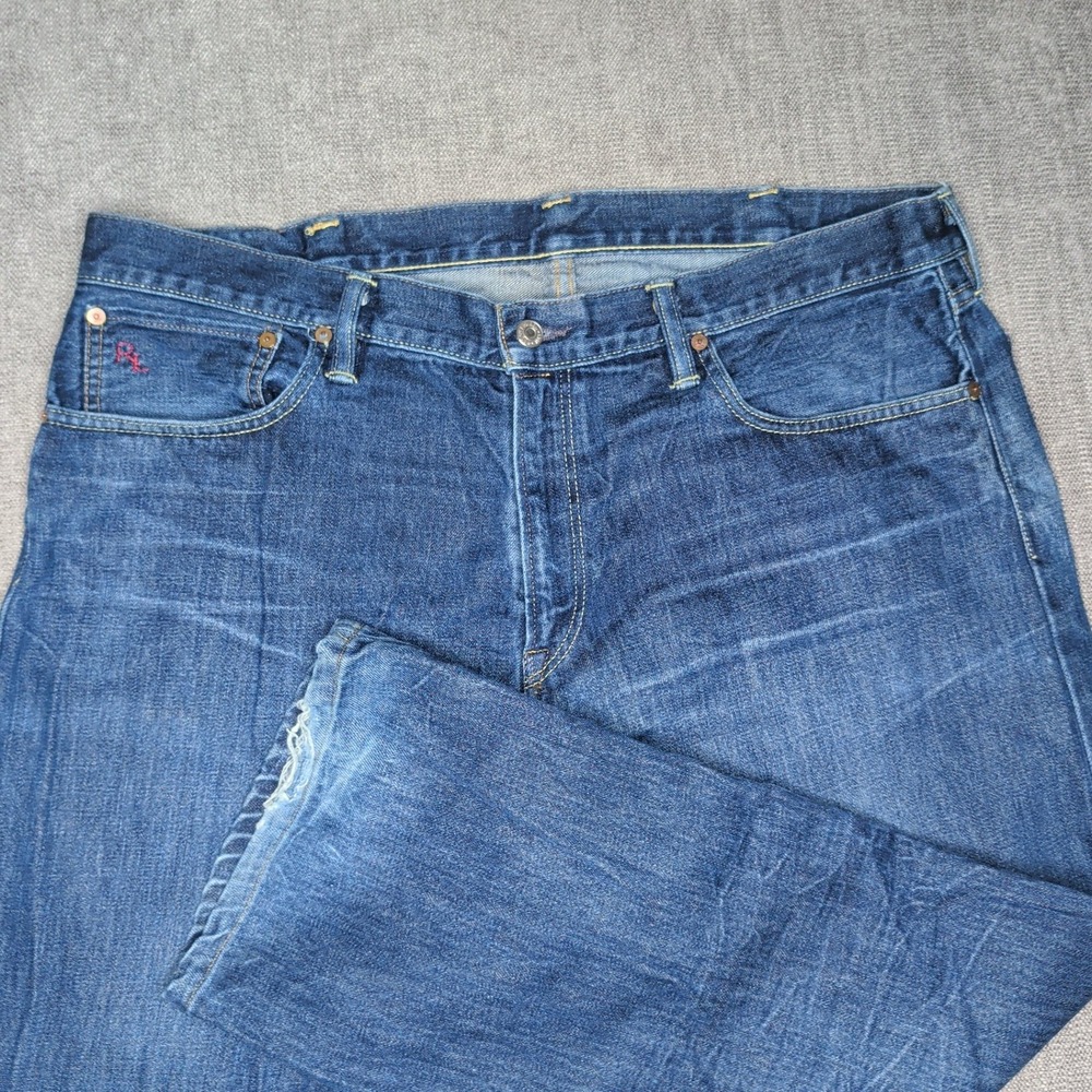 Polo Ralph Lauren Mens Classic Fit Jeans 40x30 Riverside Blue Denim 867 R66SD54